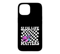 Carcasa para iPhone 15 Snail Slug Retro Humorous Graphic Slug Life Matters