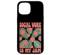Carcasa para iPhone 15 Social Work Is My Jam Bienestar Infantil