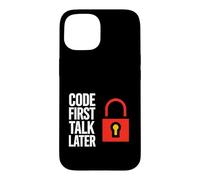 Carcasa para iPhone 15 Software Developer Code First Talk Later