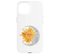Carcasa para iPhone 15 Sol Luna Estrellas Tierra Astrología Astrónomo Astronomía