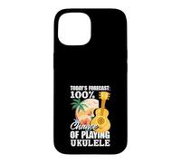 Carcasa para iPhone 15 Solo un Chico Que ama su Ukelele músico Hawaiano