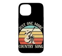 Carcasa para iPhone 15 Solo una canción Country más Amante de la música Country Occidental