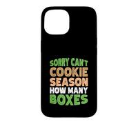 Carcasa para iPhone 15 Sorry Can't Cookie Season How Many Boxes