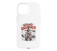 Carcasa para iPhone 15 Sostenga la fe inquebrantable sobre el Miedo a Las Escrituras cristianas