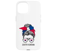 Carcasa para iPhone 15 South Korean Girl South Korean Heritage South Korea Flag