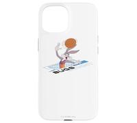 Carcasa para iPhone 15 Space Jam: A New Legacy Bugs Bunny Grid
