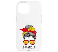 Carcasa para iPhone 15 Spanish Española Girl Spanish Heritage Spain Flag