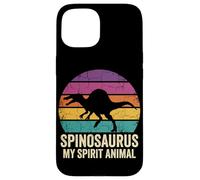 Carcasa para iPhone 15 Spinosaurus Retro Sunset My Spirit Animal