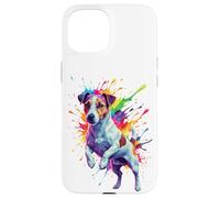 Carcasa para iPhone 15 Splash Art Jack Russell