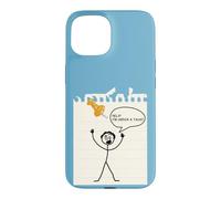 Carcasa para iPhone 15 Stick Figure Under A Tack Funny Stick Hombre Oficina Regalo