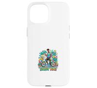 Carcasa para iPhone 15 Street King BMX Rider Urban Champion Gráfico