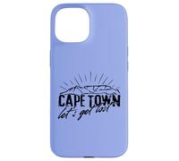 Carcasa para iPhone 15 Sudáfrica Ciudad del Cabo Table Mountain Travel Hiking Gifts