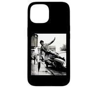 Carcasa para iPhone 15 Sugar Ray Robinson Boxer en Londres Boxeo 1988