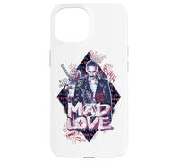 Carcasa para iPhone 15 Suicide Squad Harley Quinn & Joker Mad Love