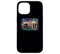 Carcasa para iPhone 15 Suicide Squad Neon Logo