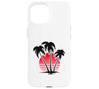 Carcasa para iPhone 15 Sunset Beach Palm Trees for Summer Vacation or Holidays