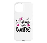Carcasa para iPhone 15 Sunshine & Wine Book Club Merch,Read Between The Wines Women