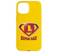 Carcasa para iPhone 15 Super Dad Shield tee Shirt, Happy Father's Day, Best Father