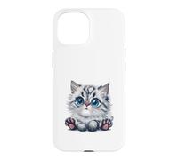 Carcasa para iPhone 15 Super Lindo Gato bebé Amo a mi Gato