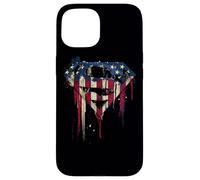 Carcasa para iPhone 15 Superman Bleeding Classic Shield