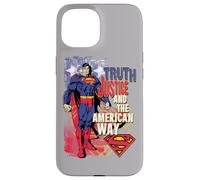 Carcasa para iPhone 15 Superman Truth Justice