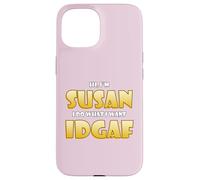 Carcasa para iPhone 15 Susan Joke Idgaf Meme Cute Halloween Costume For Susans