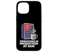 Carcasa para iPhone 15 Sysadmin Devops Debugging In Production At 3AM