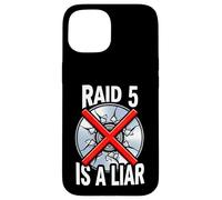 Carcasa para iPhone 15 System Administrator Raid 5 Is A Liar Server Tech