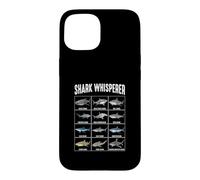 Carcasa para iPhone 15 Tabla de identificación de Especies de Tiburones susurradores de Tiburones