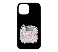 Carcasa para iPhone 15 Teacher Introvert Graded Paper Over People