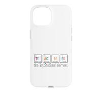 Carcasa para iPhone 15 Teacher The Inspirational Element Tabla periódica