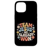 Carcasa para iPhone 15 Team Jesus We Already Won Victoria del Ganador Espiritual |-
