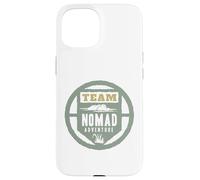 Carcasa para iPhone 15 Team Nomad Adventure Emblema Circular para exploradores al Aire Libre