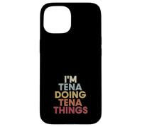 Carcasa para iPhone 15 Tena Name Tena Personalized Name First Given