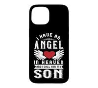 Carcasa para iPhone 15 Tengo un ángel en el Cielo y lo llamo Recuerdo de mi Hijo