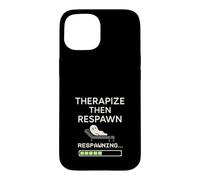 Carcasa para iPhone 15 Terapeuta Gamer Controlador Emocional Jugador Salud Mental Diversión