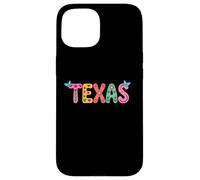 Carcasa para iPhone 15 Texas Retro Aesthetic Floral Boho Design for Women and Girls