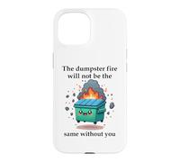 Carcasa para iPhone 15 The Dumpster Fire Will Not Be The Same Without You Coworker