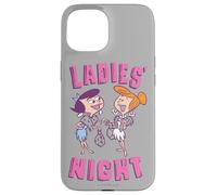 Carcasa para iPhone 15 The Flintstones Betty Wilma Women's Night