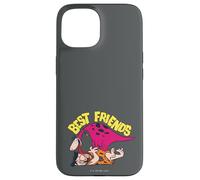 Carcasa para iPhone 15 The Flintstones Dino Fred Best Friends