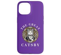 Carcasa para iPhone 15 The Great Catsby, diseño Divertido de Gatos, Amante de los