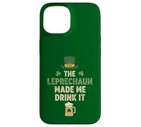 Carcasa para iPhone 15 The Leprechaun Made Me Drink It Cerveza del Día de San Patricio