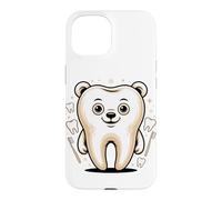 Carcasa para iPhone 15 The Molar Bear Dental Assistant Dentist Tooth Pun