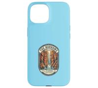Carcasa para iPhone 15 The Narrows Zion National Park Stream Senderismo Insignia