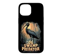 Carcasa para iPhone 15 The OG Swamp Predator - Garza Nocturna de Corona Negra