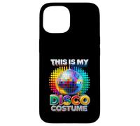 Carcasa para iPhone 15 This Is My Disco Disfraz Rainbow Mirror Ball Party Dance