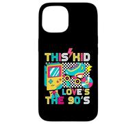 Carcasa para iPhone 15 This Kid Loves The 90's Party, Outfit 1990s Costume 90's Love