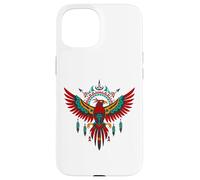 Carcasa para iPhone 15 Thunderbird Native American Tribal Art Niños Nativos para Niños