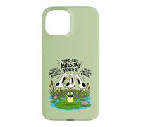 Carcasa para iPhone 15 Toadally Awesome Kinder Class, Divertido Profesor de Seagull Frog, niño