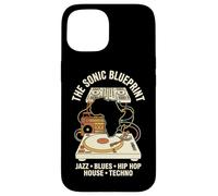 Carcasa para iPhone 15 Tocadiscos Sonic Blueprint Black History Music Evolution DJ